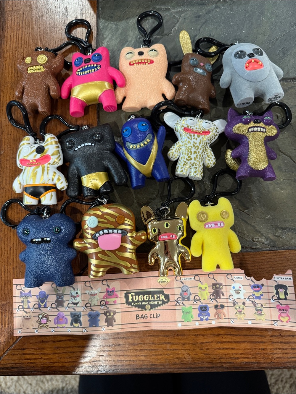 Fuggler keychains-only opened never used